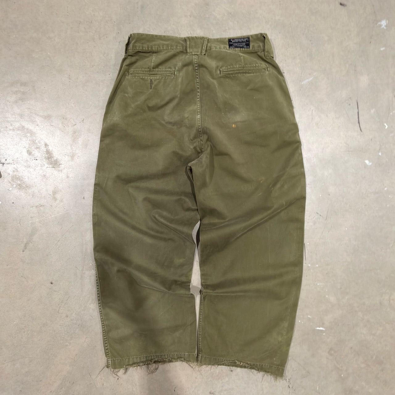 Green Wide-Leg Trousers
