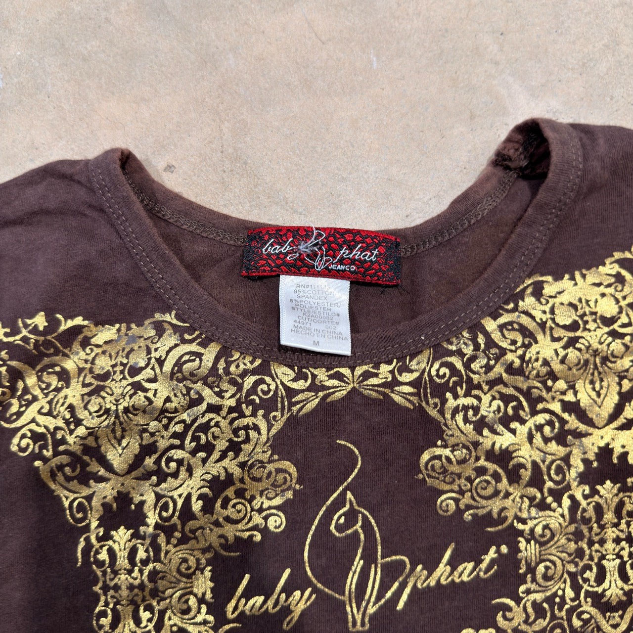 Baby Phat Brown Baby Tee