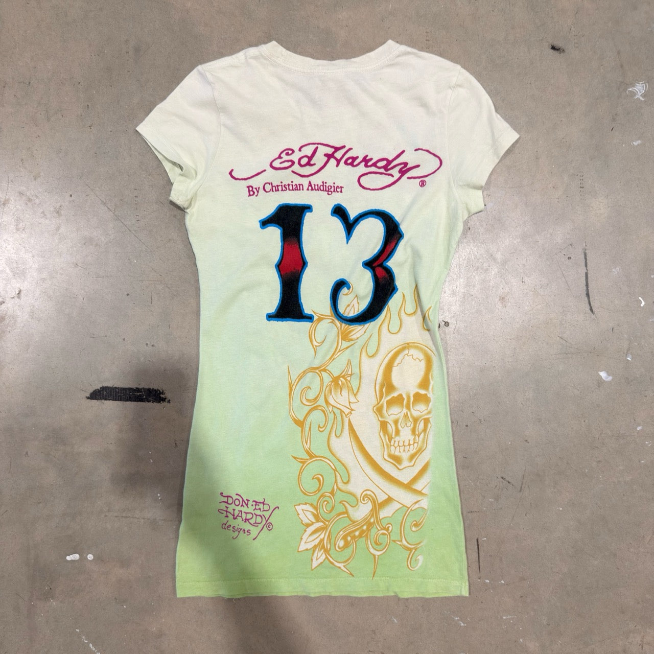 Ed Hardy Long Green Tee