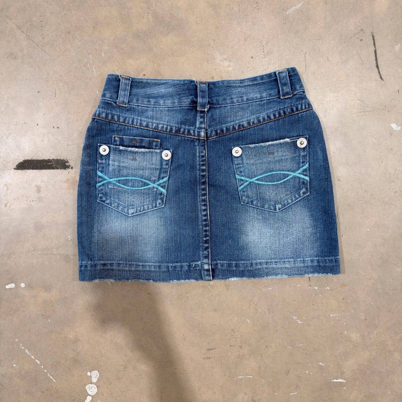 Denim Mini Skirt