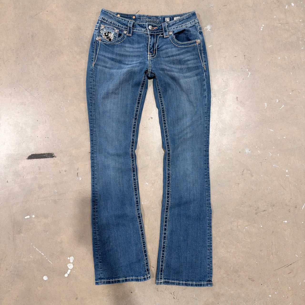 Miss Me Medium Wash Boot-Cut Jeans