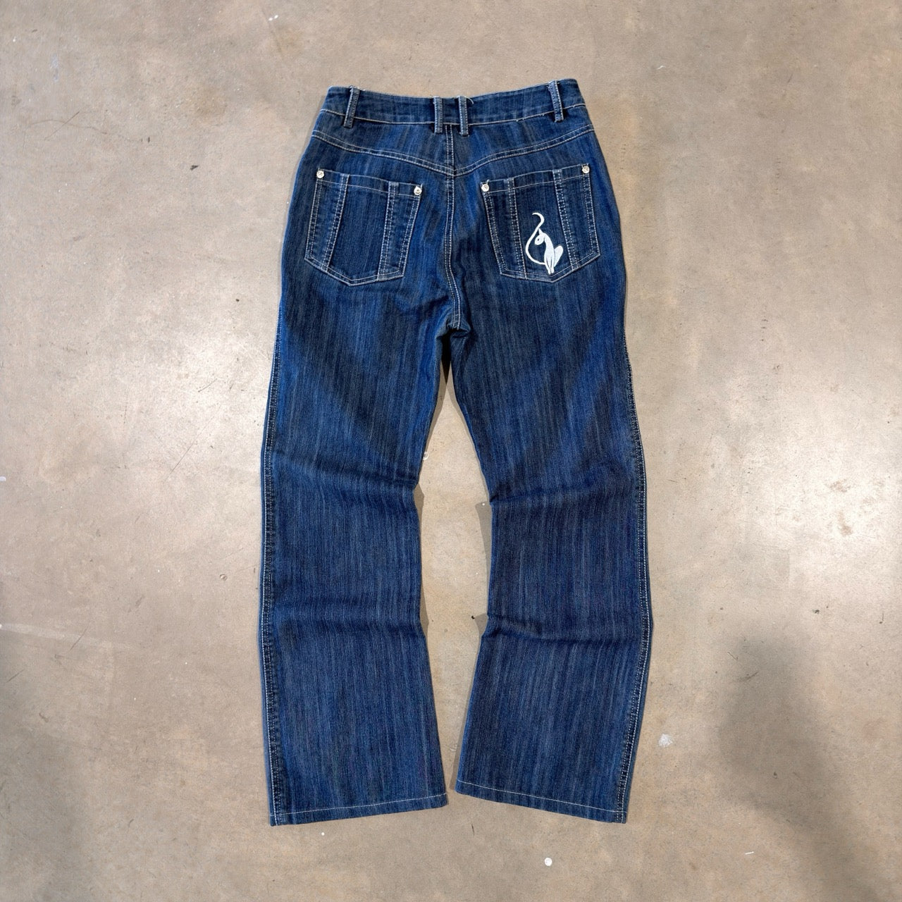 Elle Saison Dark Wash Boot-Cut Jeans