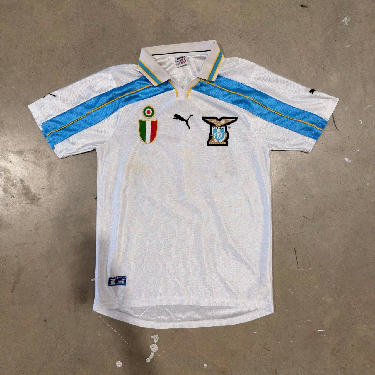 Puma Lazio White Silver Jersey