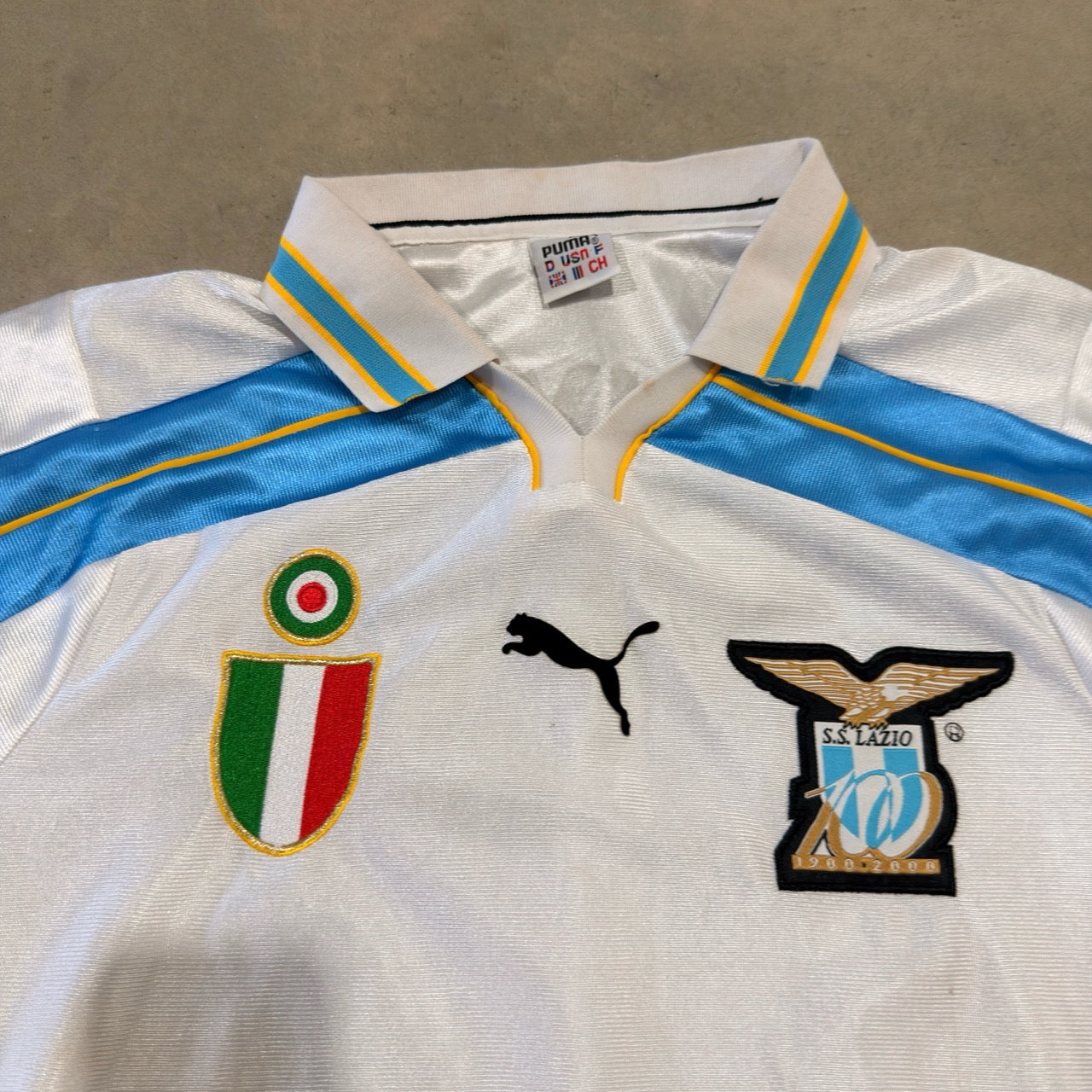 Puma Lazio White Silver Jersey