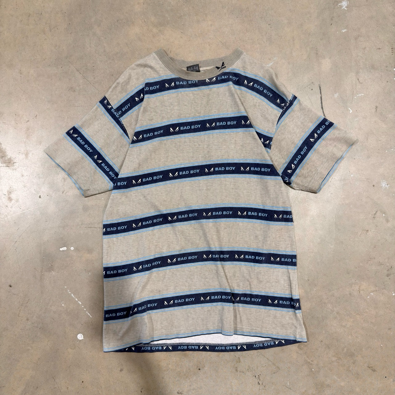 Bad Boy Records Striped Tee