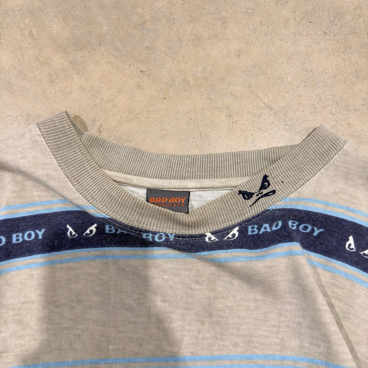 Bad Boy Records Striped Tee