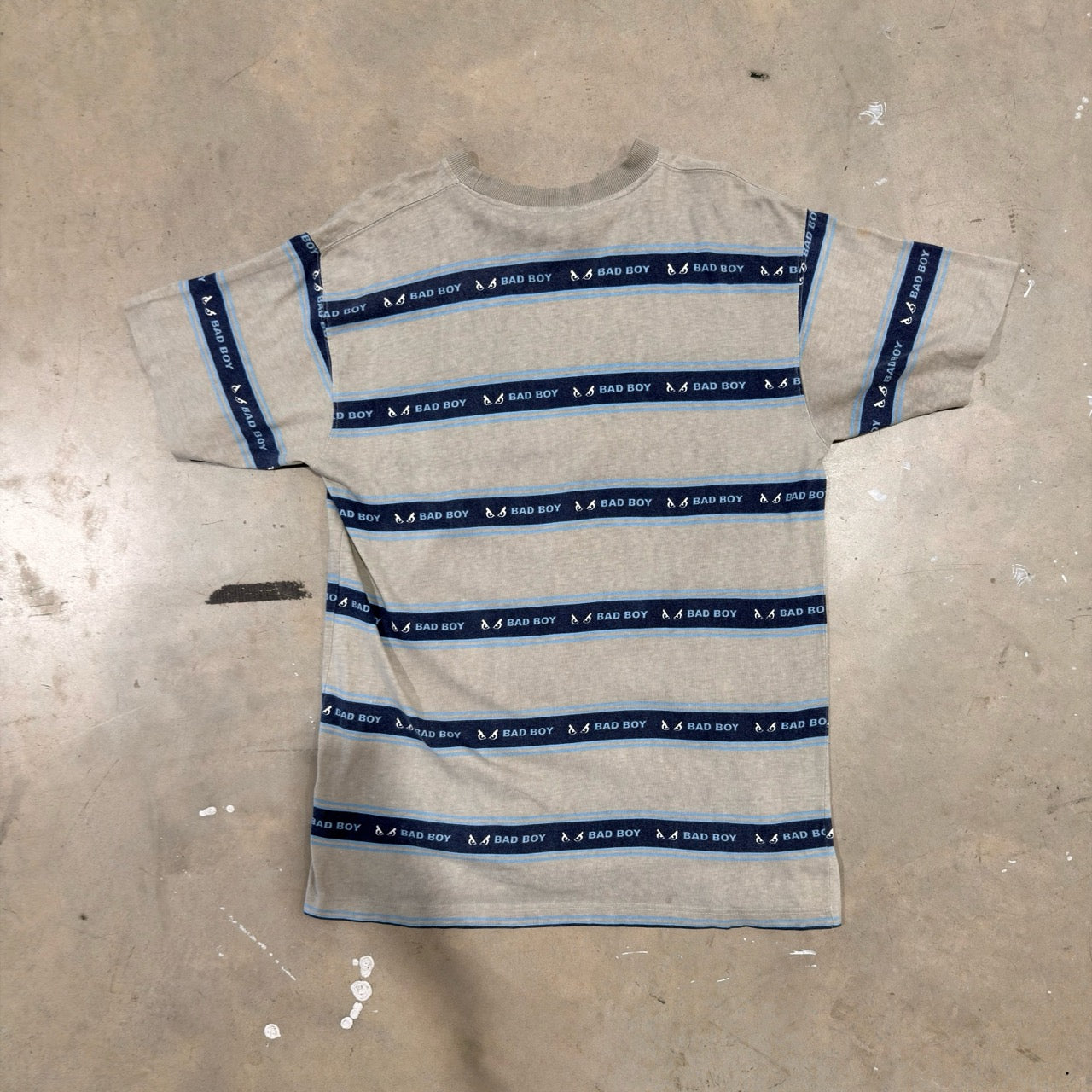 Bad Boy Records Striped Tee